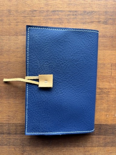 ブックカバーblue - 草径庵