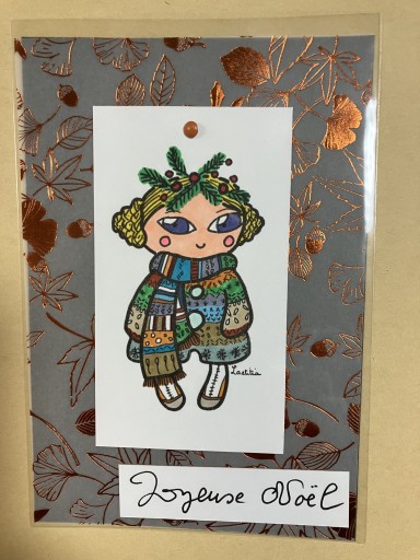 カード Joyeux Noël 6 - Marie et Laetitia