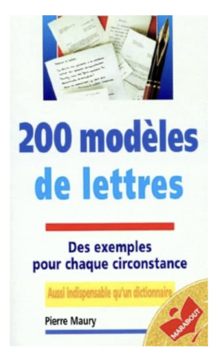 200 modèles de lettres - 中尾和美の本棚