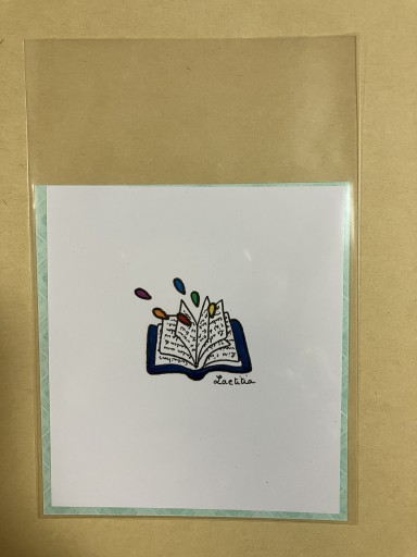 カード 本 - Marie et Laetitia