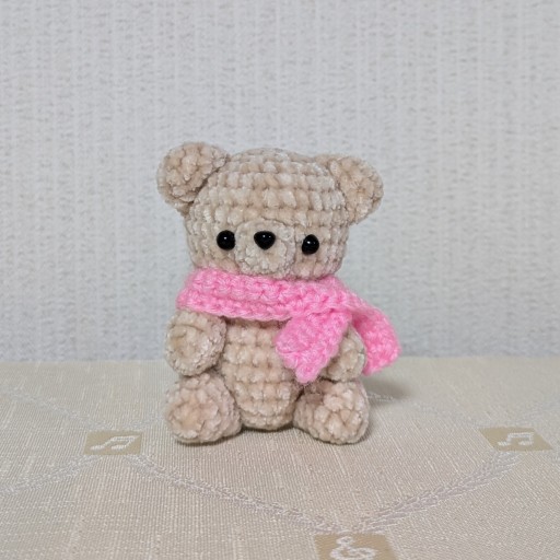 マフラー・ベア（小） - あみほん屋