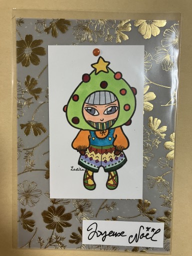 カード Joyeux Noël 2 - Marie et Laetitia