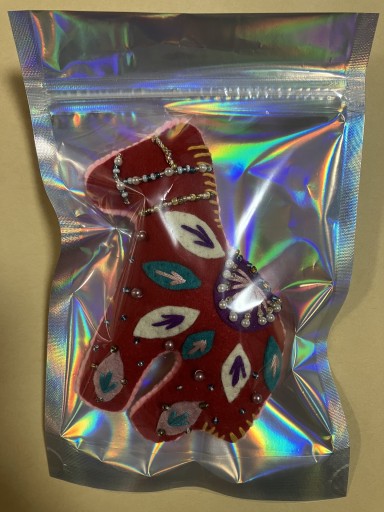 2026 馬 マスコット レッド - Marie et Laetitia