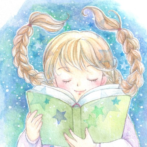 絵と空と花の本棚